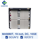 Huawei MA5680T IEC OLT 10GE DC (19 polegadas) 14 slots equipados com 2 * SCUN 2 * X2CS 2 * PRTE